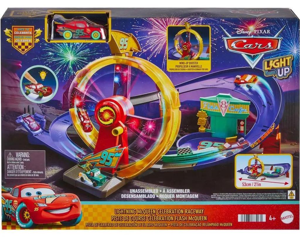Disney Pixar Cars JMT57, Sada vozidla a trati, 4 rok/roky, Obrázek produktu 