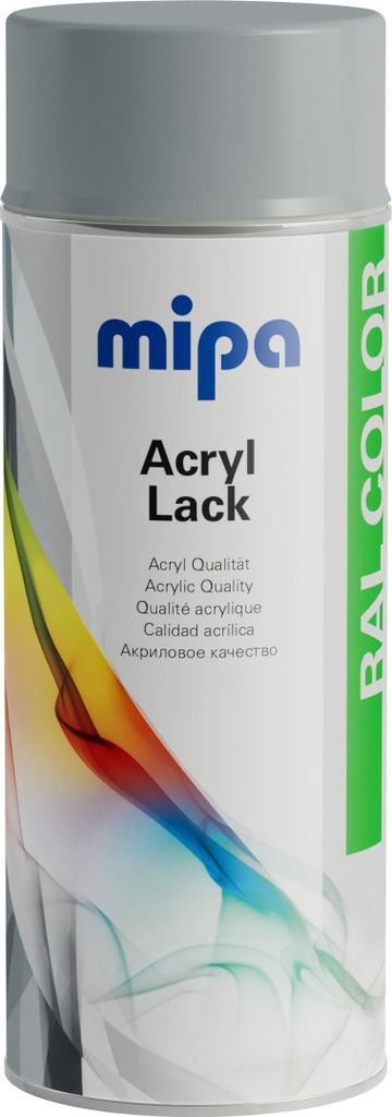 MIPA Acryllack RAL Color Farbspray 400ml RAL7040 - fenstergrau