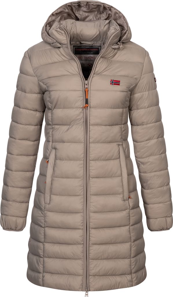 Winter Jacke Steppjacke Parka Lange Kapuzenjacke Steppmantel Outdoor