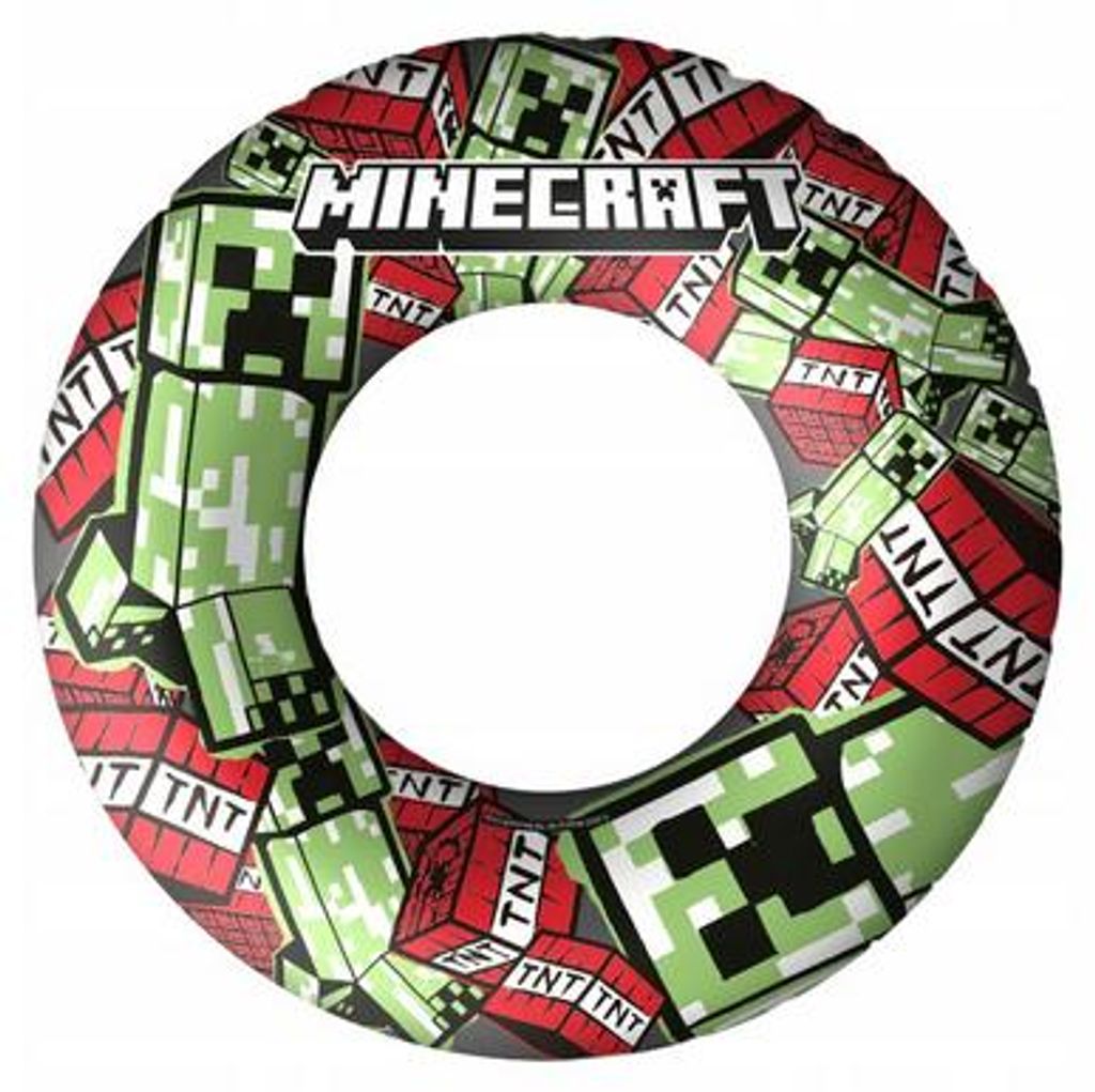 Anello gonfiabile da piscina per bambini Minecraft, 75 cm Immagine del prodotto 