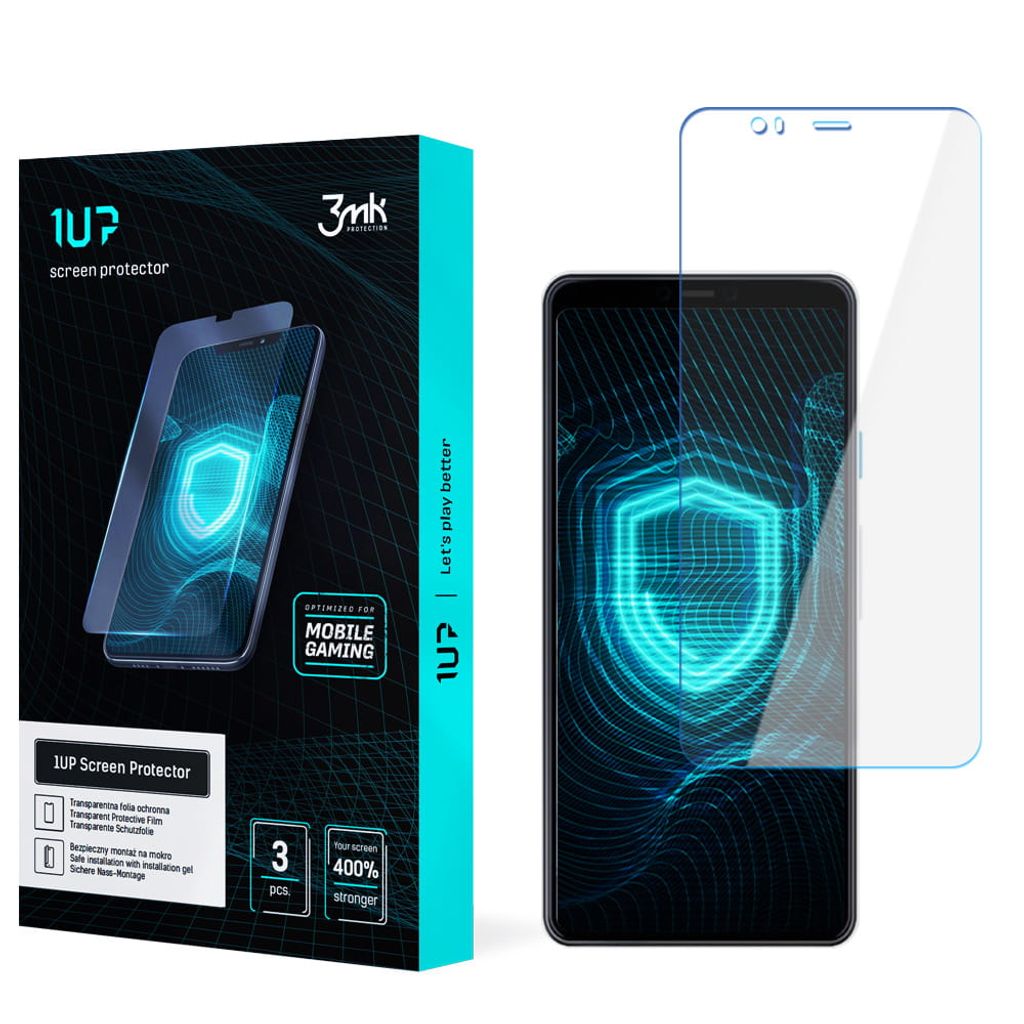 3mk Display Schutzfolie 1UP für Google Pixel 4 XL transparent Gaming (3 Stück)
