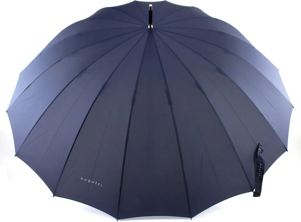 Grand Parapluie Canne Doorman Navy - Accessoire de Pluie Bugatti Bleu