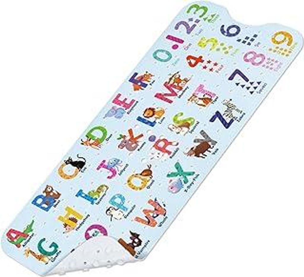 SHUCHING Badewannenmatte rutschfest Kinder, 100 X 40 cm Badematte rutschfest Kinder, Antirutschmatte Badewanne Baby 100% BPA Frei, Maschinenwaschba...