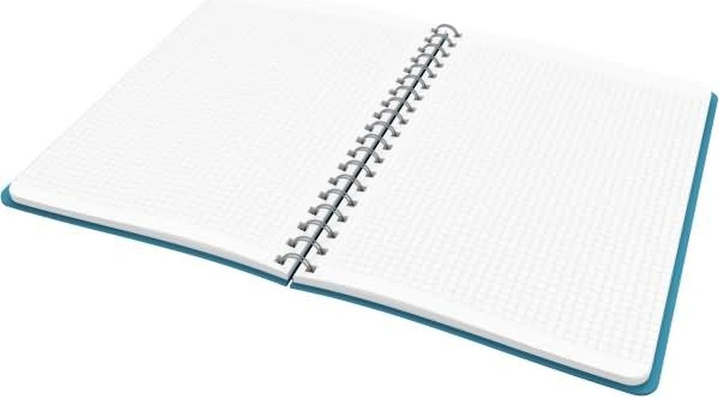LEITZ Collegeblock Cosy B5 80Blatt 100 g/qm kariert blau Produktbild 