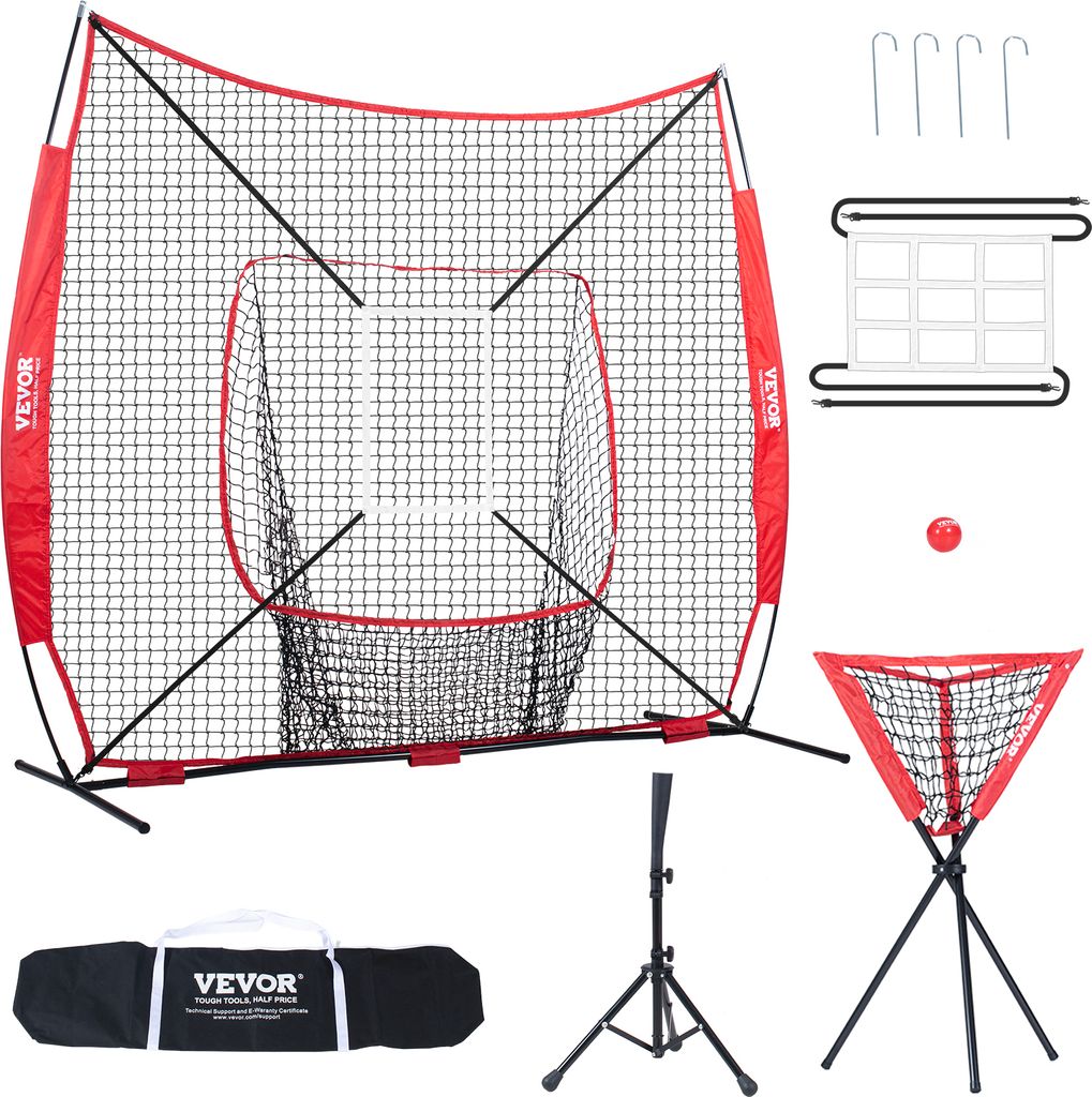 VEVOR 244 x 106 x 211 cm rete per allenamento baseball Immagine del prodotto 