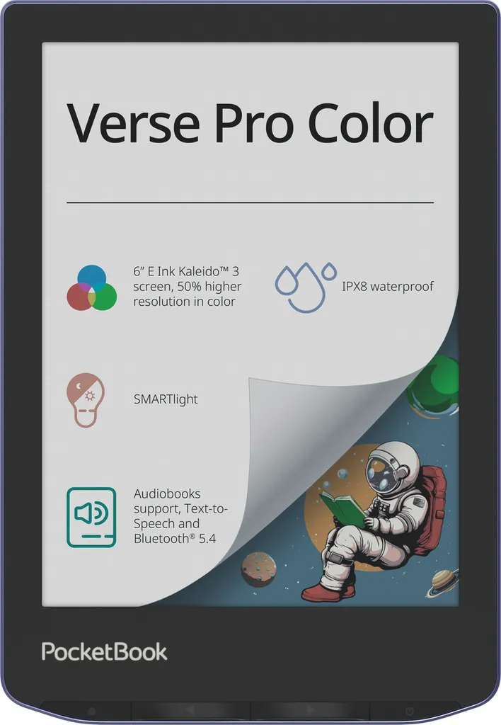 PocketBook Verse Pro Color : Lisez en Couleur Partout sans Fatigue Visuelle