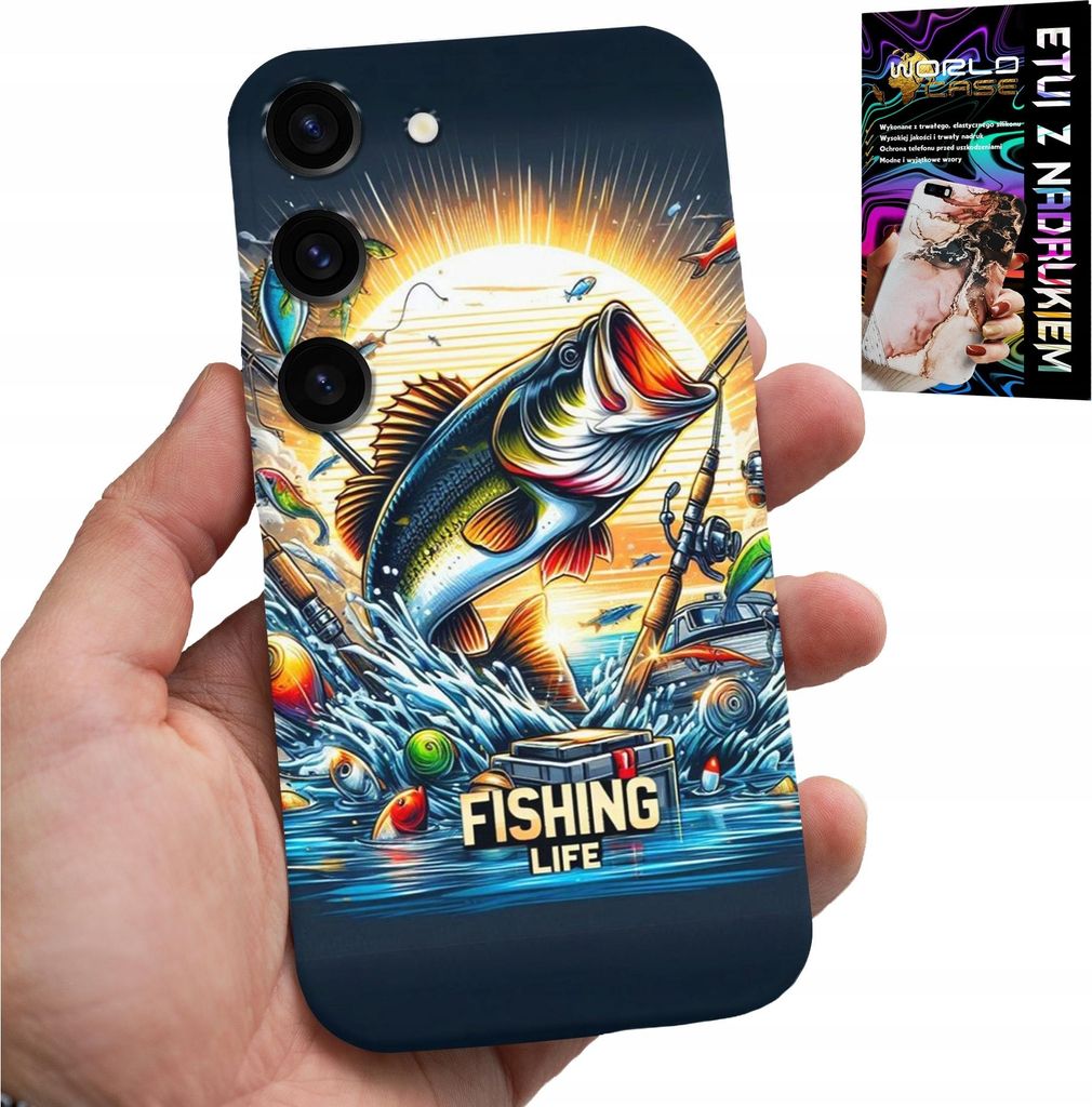 Gehäuse Für Samsung Galaxy S23 Plus - Angler-Muster, Fisch, Kabeljau, Lachs