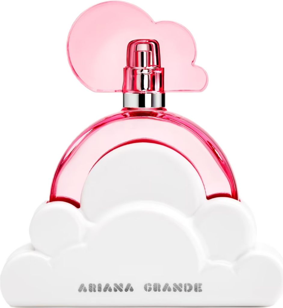 A product shot of Ariana Grande perfume.