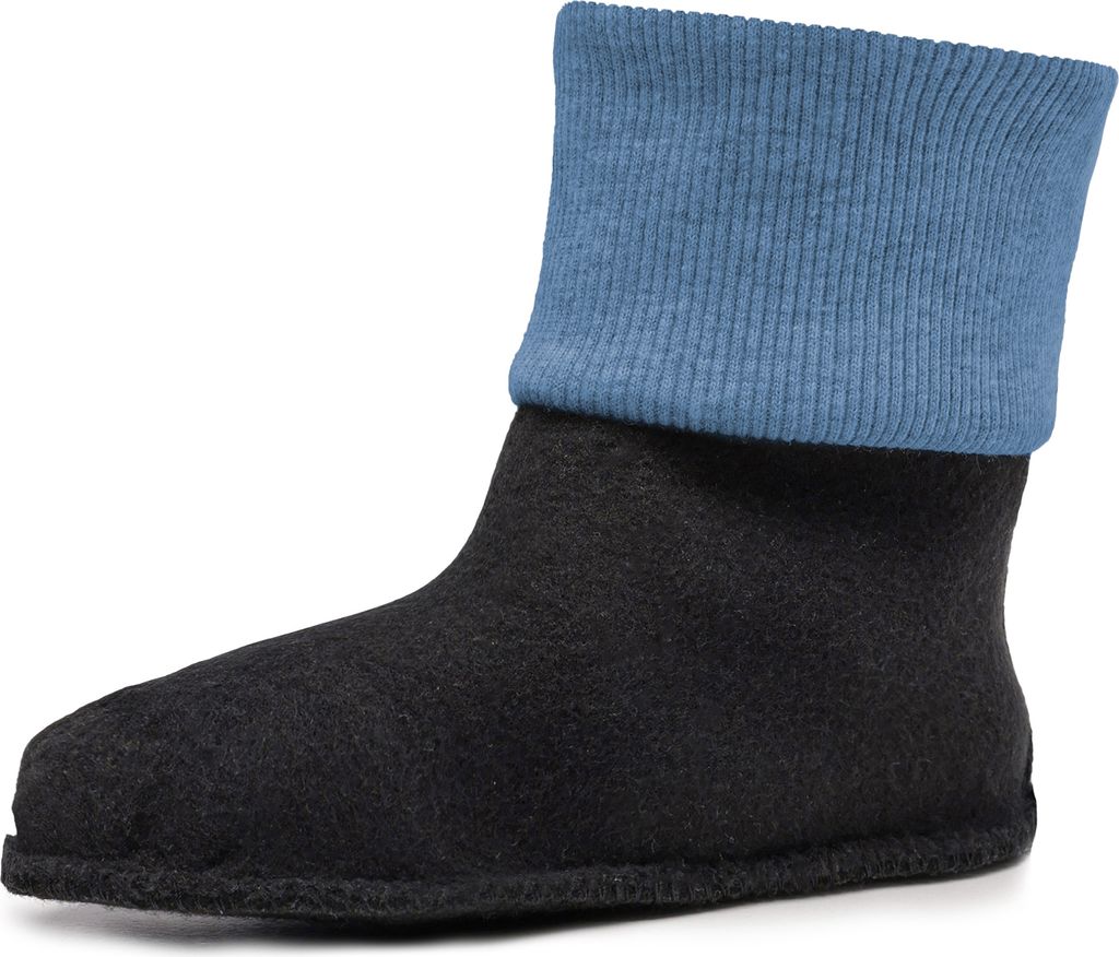 Ladeheid Kinder Gummistiefel Stiefelsocken Innenschuh Wärmende Socken für Regenstiefel LA-CA-10 LA-CA-11(Blau, 26/27).