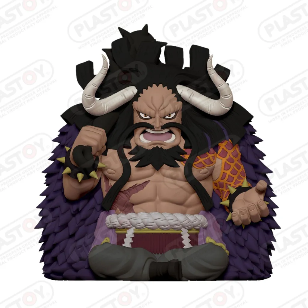 Tirelire Kaido One Piece en PVC de 22 cm - Figurine de Collection Manga