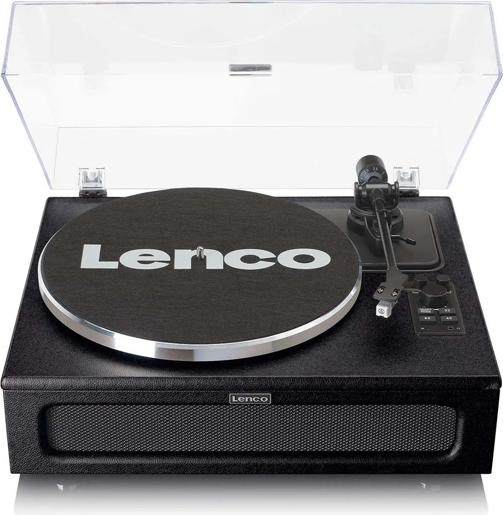 Platine Vinyle Bluetooth Lenco LS-430BK avec Enceintes et Pitch Control