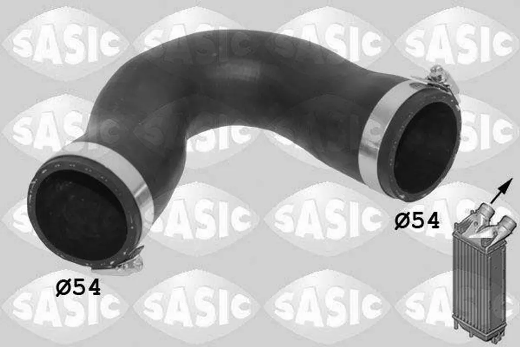 Tuyau d'air de suralimentation SASIC 3336369 OE 6R0145834A Polo Ibiza