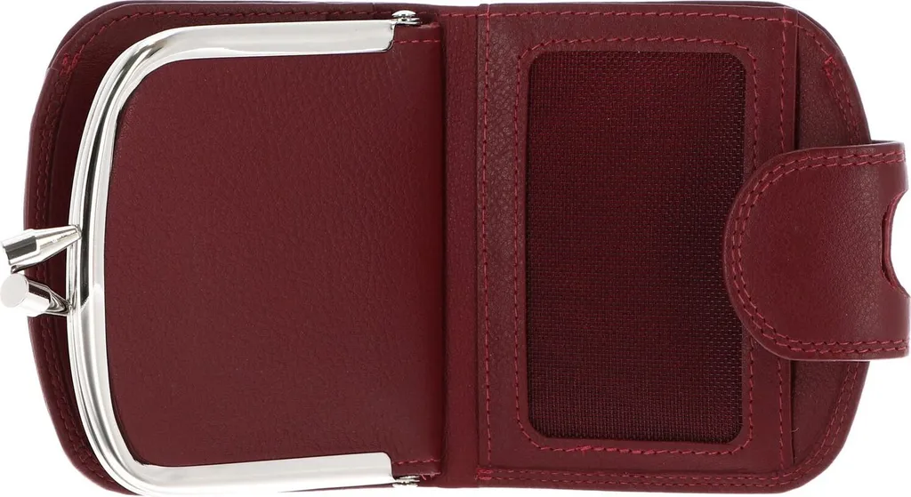 Portafoglio RFID Golden Head Polo Rosso - Nappa Bovina Certificata - 4
