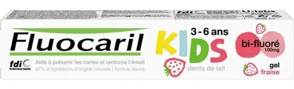 Fluocaril Kids bi-fluoro denti da latte gusto fragola 3-6 anni 50 ml