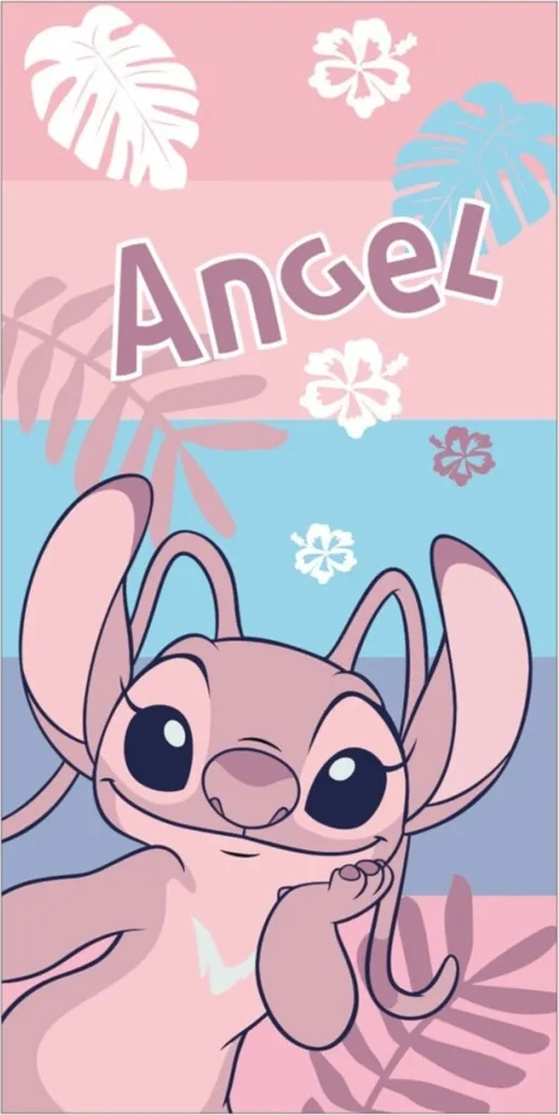 Telo Mare Stitch Rosa 70x140cm Disney: Estetica e Funzionalità Pink