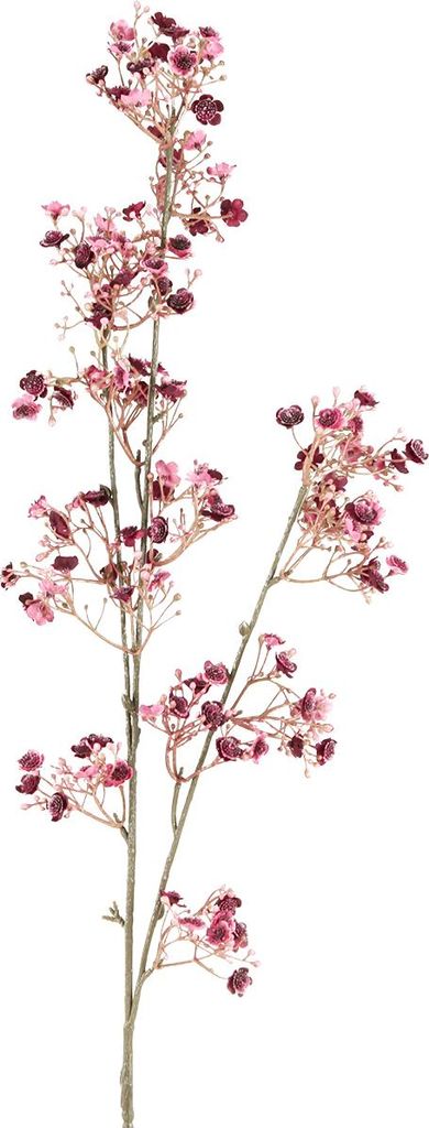 Gypsophila Kunstblume Bordeaux 106cm 2er Set, 2 Stück