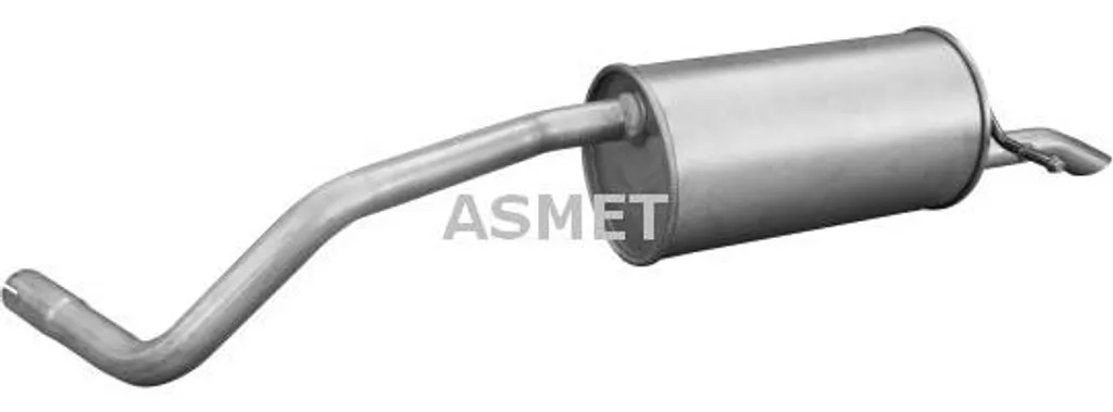 Silencieux arrière ASMET 3112 pour Ibiza et Polo 9N 6R OE 6Q6253609BQ