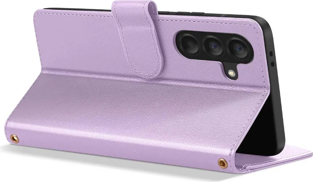 Custodia Galaxy A56 Viaggio Avizar Lavanda: Protezione con Zip e Tracolla - 2