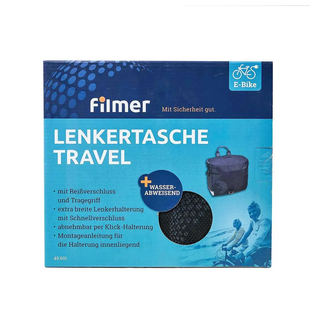 Sacoche de guidon de vélo 4L Travel Filmer Premium pour cyclotourisme