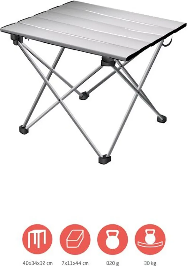 Table camping pliable pour économiser de la place dans le sac - 2