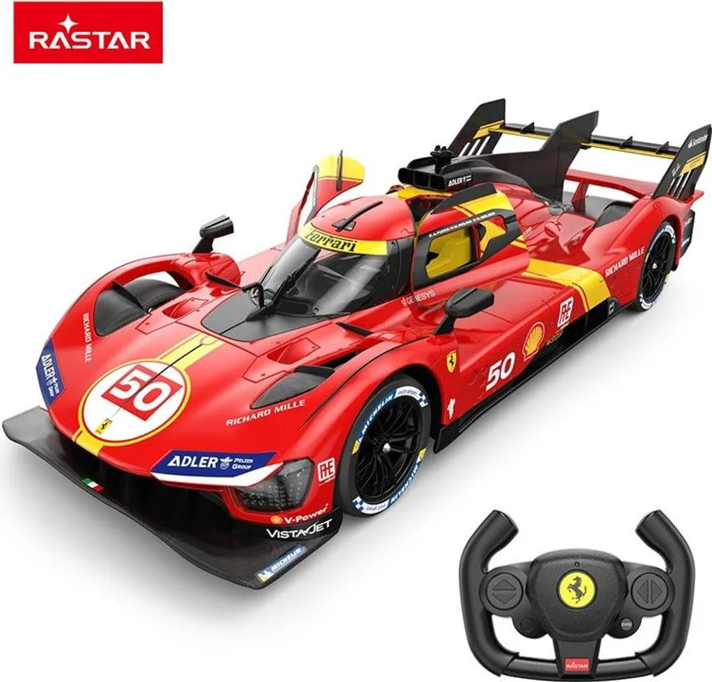 Voiture RC Ferrari 499P 1/14 modèle réduit de sport entièrement pilotable