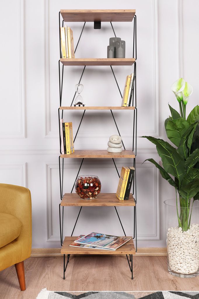 Skye Decor, Balaban - Pine, Bücherregale, Kiefer, 46 x 165 Produktbild 