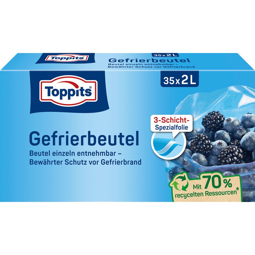 Toppits 2802887003 35 Toppits Gefrierbeutel 2,0 l Image du produit 
