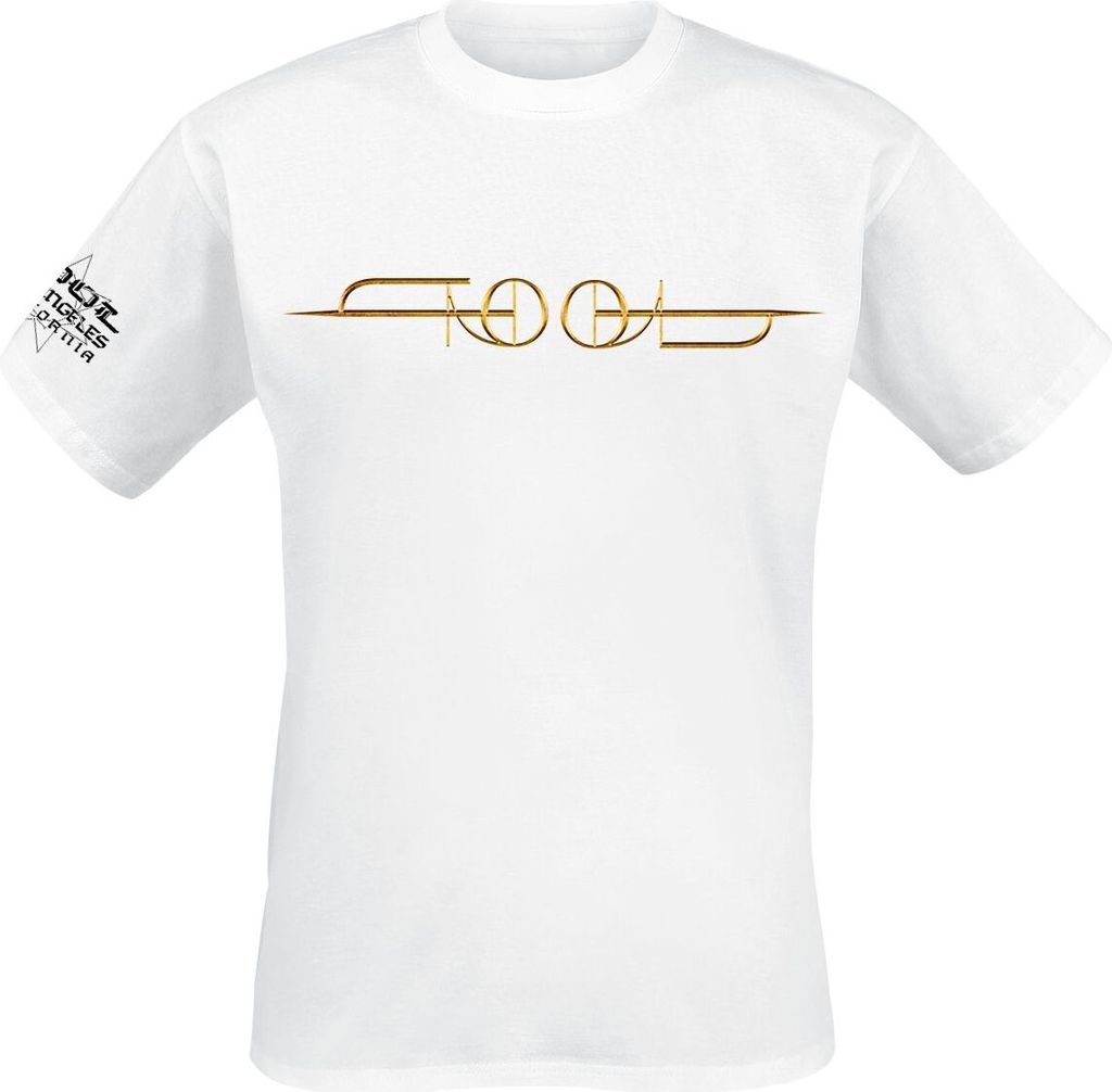 Tool T-Shirt Herren Gold ISO weiß Band-Merch, Bands 100% Baumwolle M