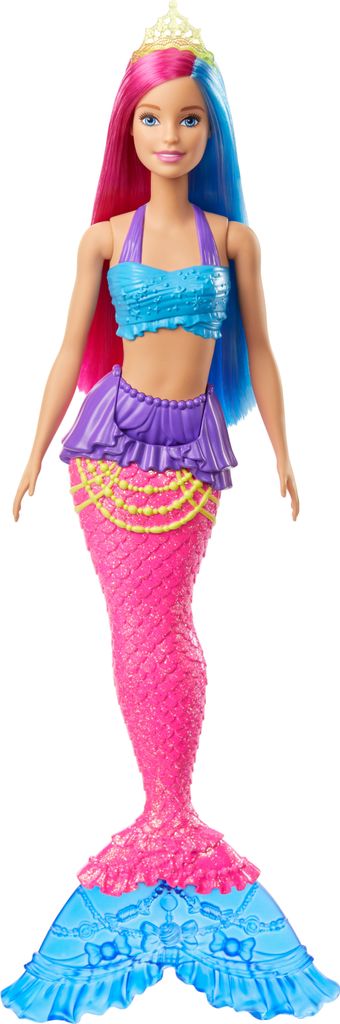 Barbie Dreamtopia Meerjungfrau Puppe (pinkes und blaues Haar)