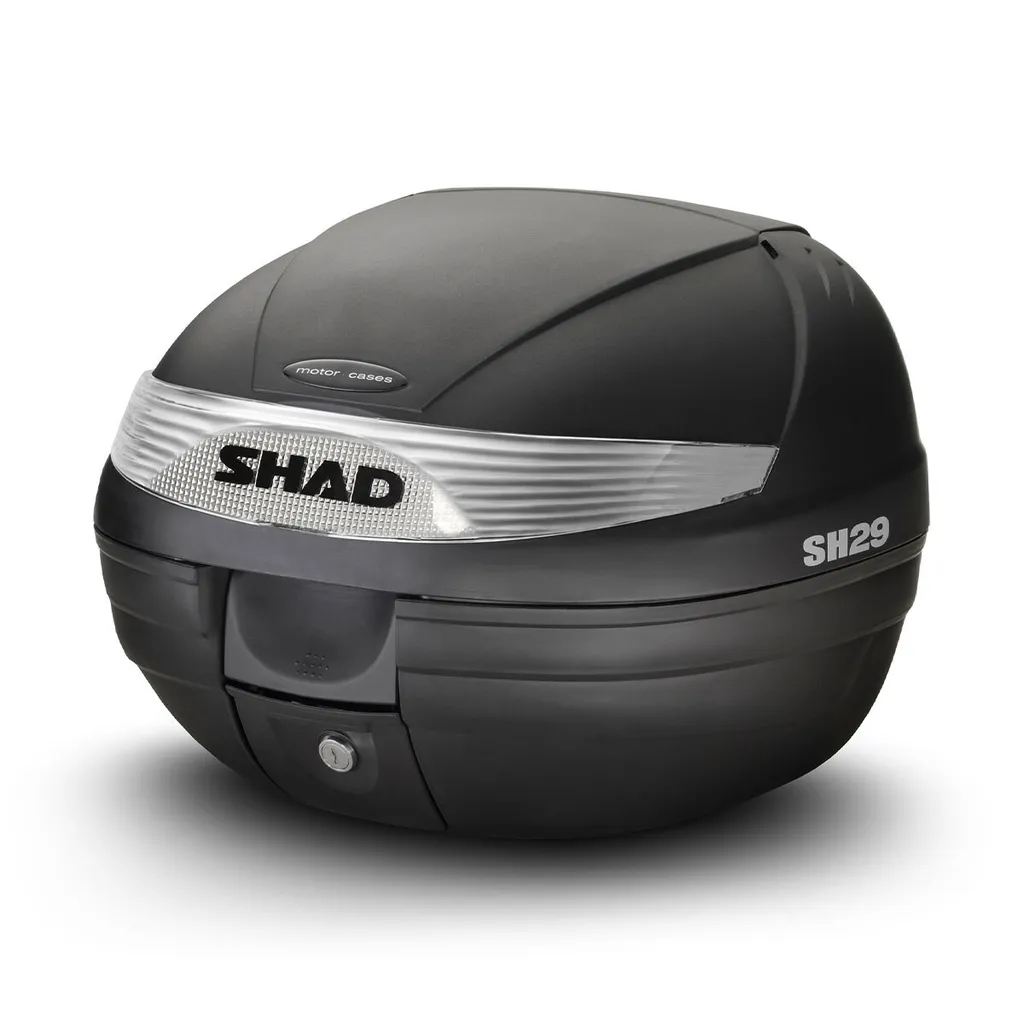Top Case SHAD SH29 Black 29L | Bauletto con Sistema di Chiusura Avanzato