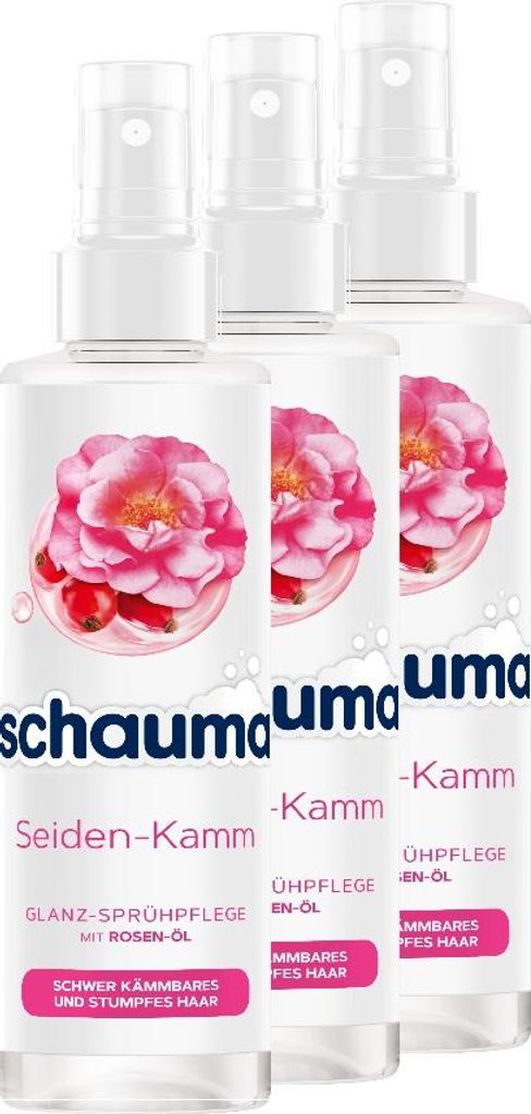 SCHAUMA Sprühpflege Seidenkamm 200ml, 3x 200ml Produktbild 