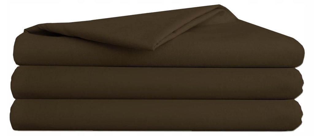 Bettlaken - Spannbettlaken - Baumwolle - Braun - 140g/m2 - Produktbild 