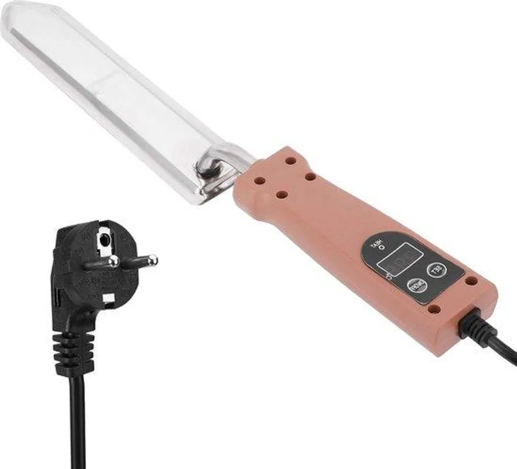 Couteau à désoperculer électrique en inox 220V avec thermostat réglable