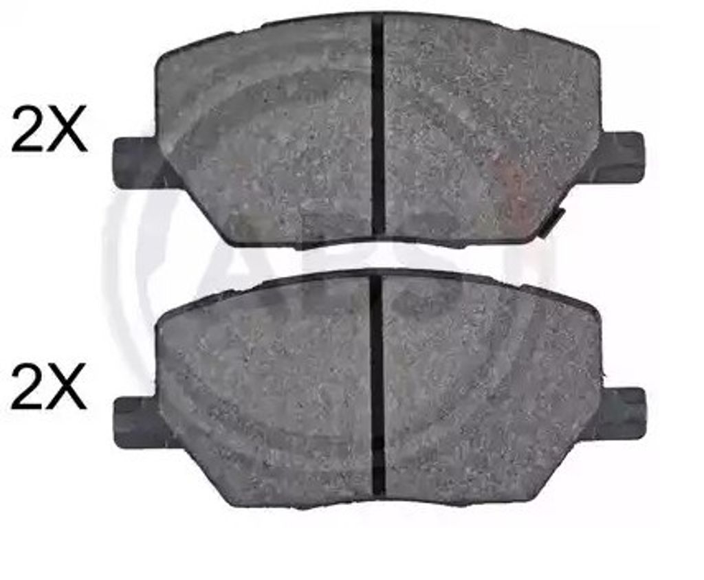 A.B.S. Bremsbeläge Satz Vorne für FIAT 500X (334) 35098