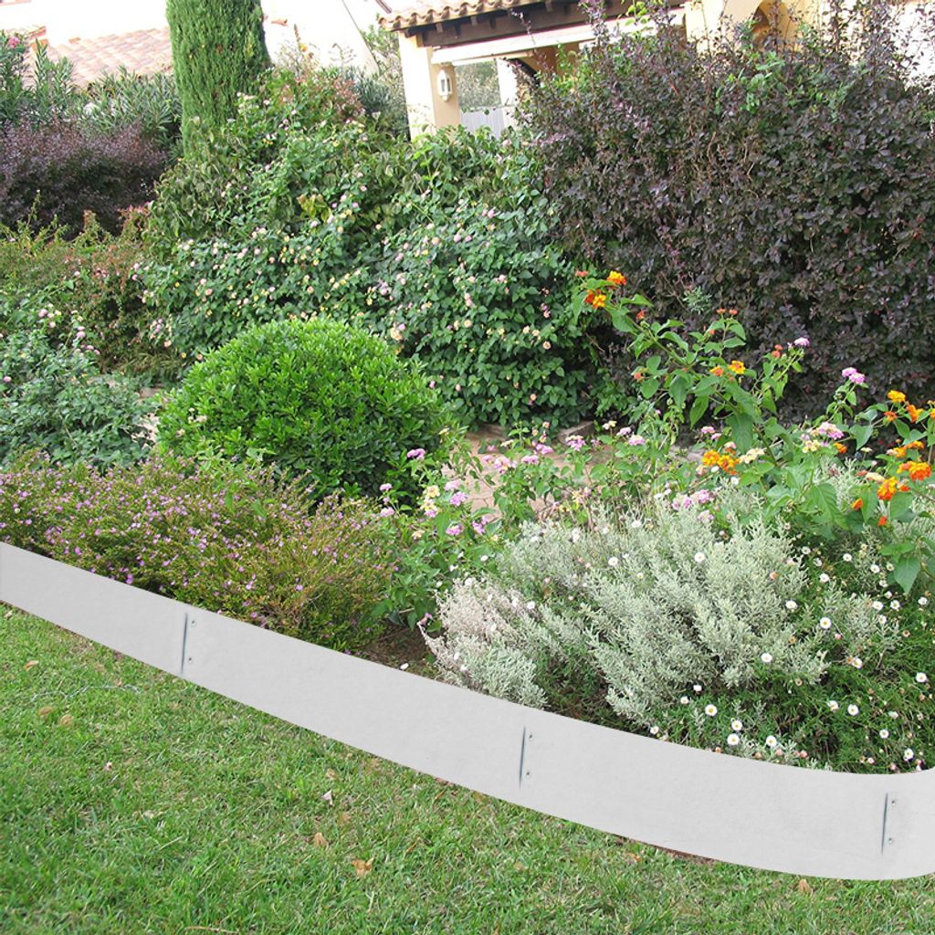 NAIZY 5 x Bordure de pelouse métal galvanisé Bordure de Image du produit 