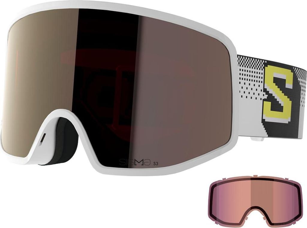 SALOMON SENTRY PRO SIGMA Skibrille weiss