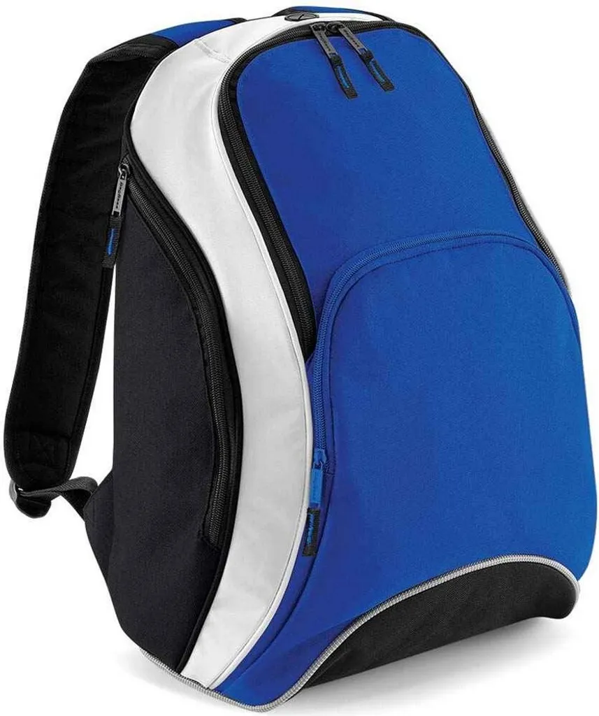 Sac à dos robuste PC5761 Bagbase avec bretelles confort - Bleu et Noir
