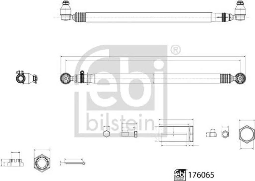 Réparer la direction Discovery avec barre d'accouplement FEBI OE 176065