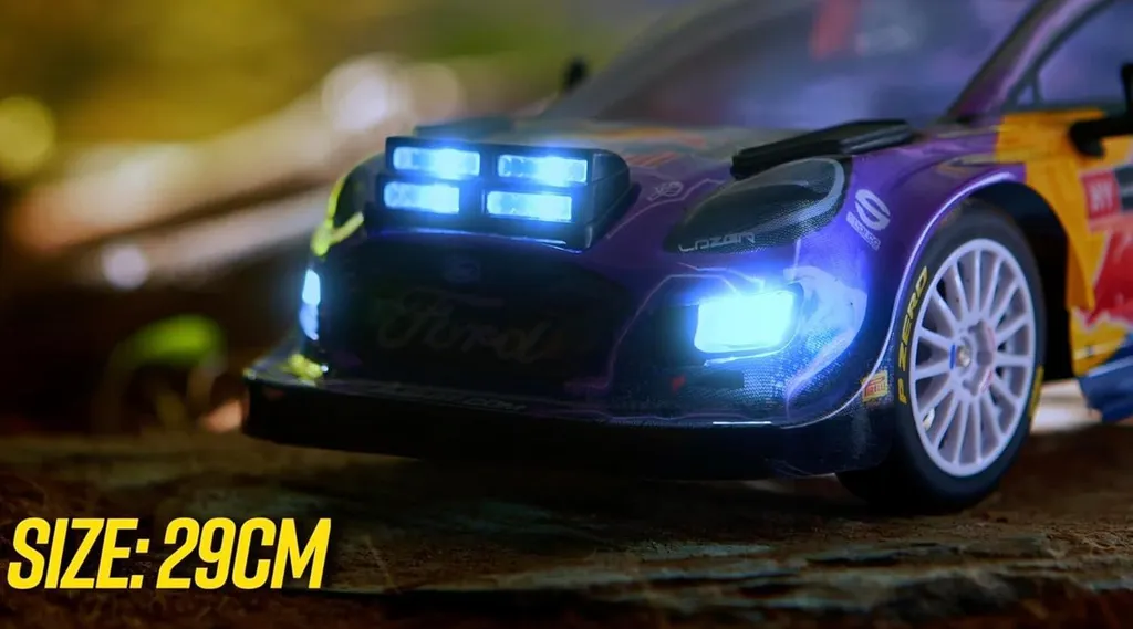 Réplique Ford Puma Rallye Loeb 1:18 Nikko RC : Jeu Intérieur et Extérieur - 3