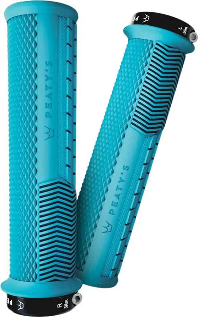 Grip Monarch Knurl Turquoise Fin : Texture moletée et grip extrême
