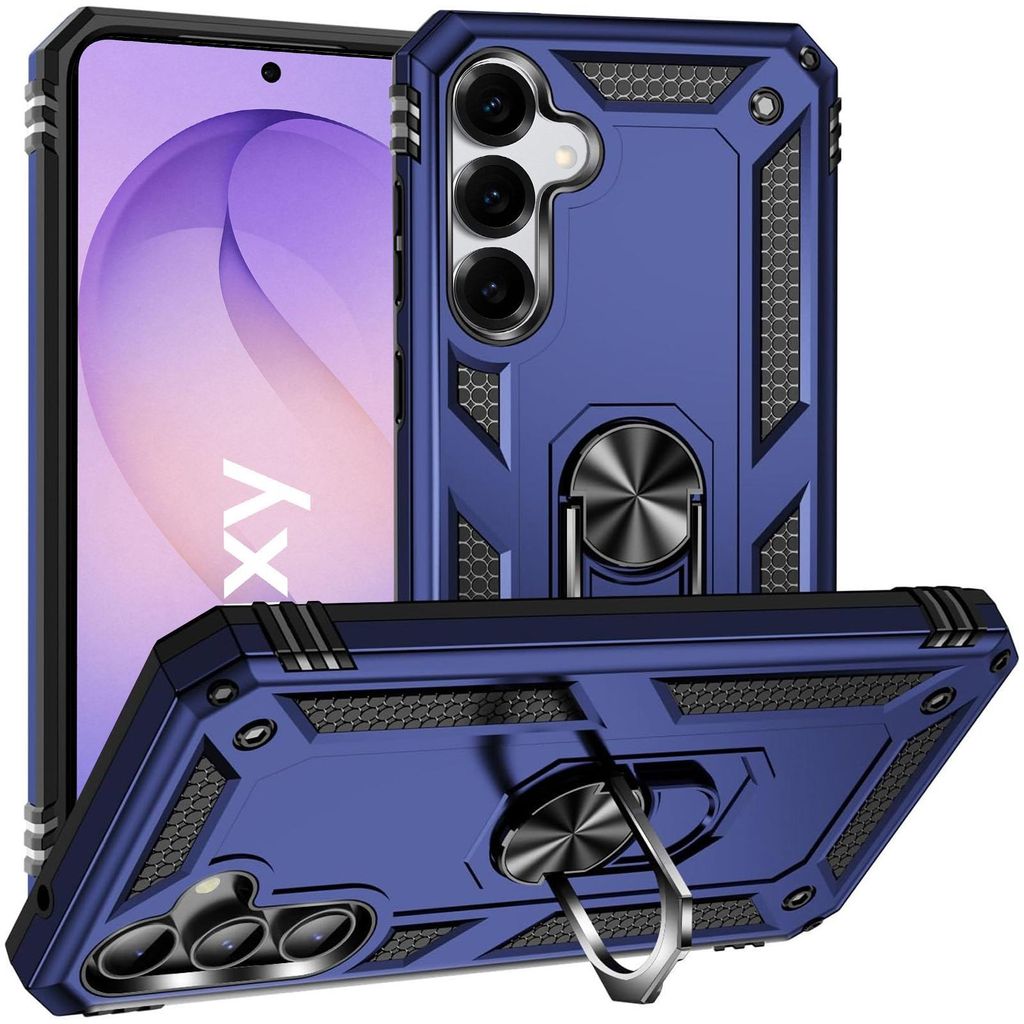 Armor Shield Handyhülle für Samsung Galaxy S26 Plus Hülle Ultra Hybrid Case Handy Schutzhülle, Blau