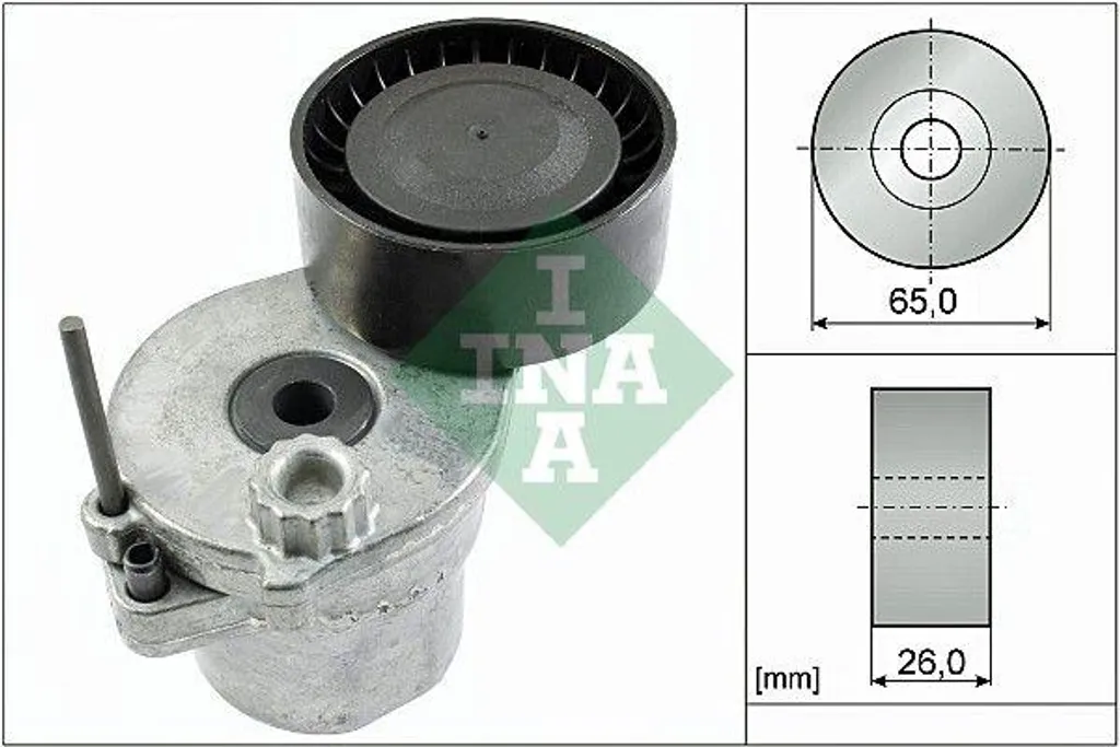 Tendeur de courroie INA 534057010 pour Mercedes Classe C E GLC