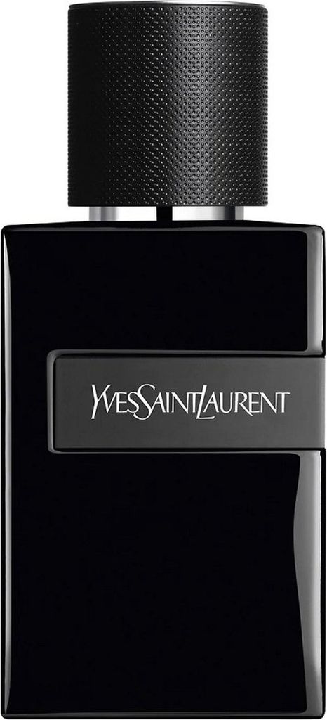 A black bottle of Yves Saint Laurent Y EDP perfume.