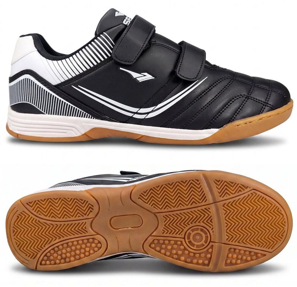 Herren Hallenschuhe Klettverschluss Fußballschuhe Produktbild 
