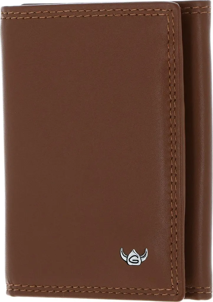Regalo Uomo: Portafoglio Golden Head Polo 1011 Cognac RFID Slim
