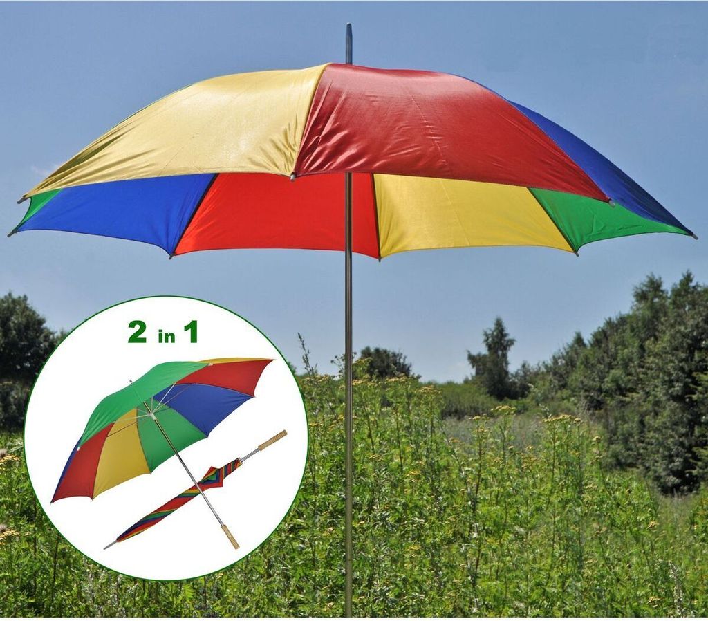 DEMA Strandschirm Terracotta 180 Cm – UV30 Sonnenschutz, Kippbar & Höhenverstellbar Für Garten Und Balkon