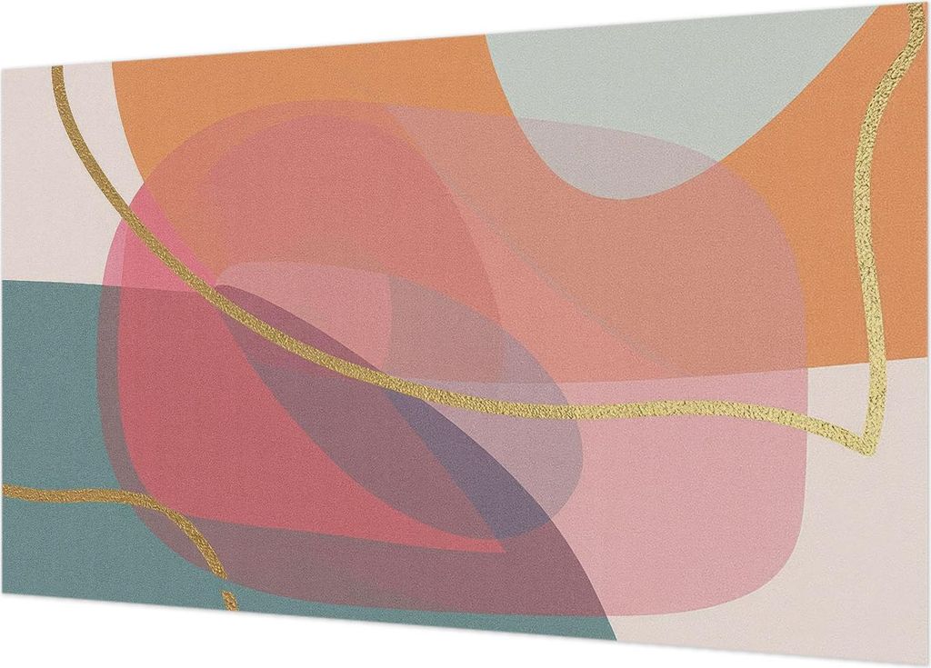 Fototapete - Wandbilder für Wohnzimmer - 416x254 - Dekorative Wandfolie - Modernes Design für Wanddekoration - Tapeten für Innenräume - Bunte F...