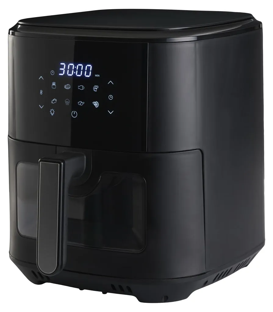 Friteuse à air chaud DESKI 6,5 L 1500W modèle 613-401841 noir et inox