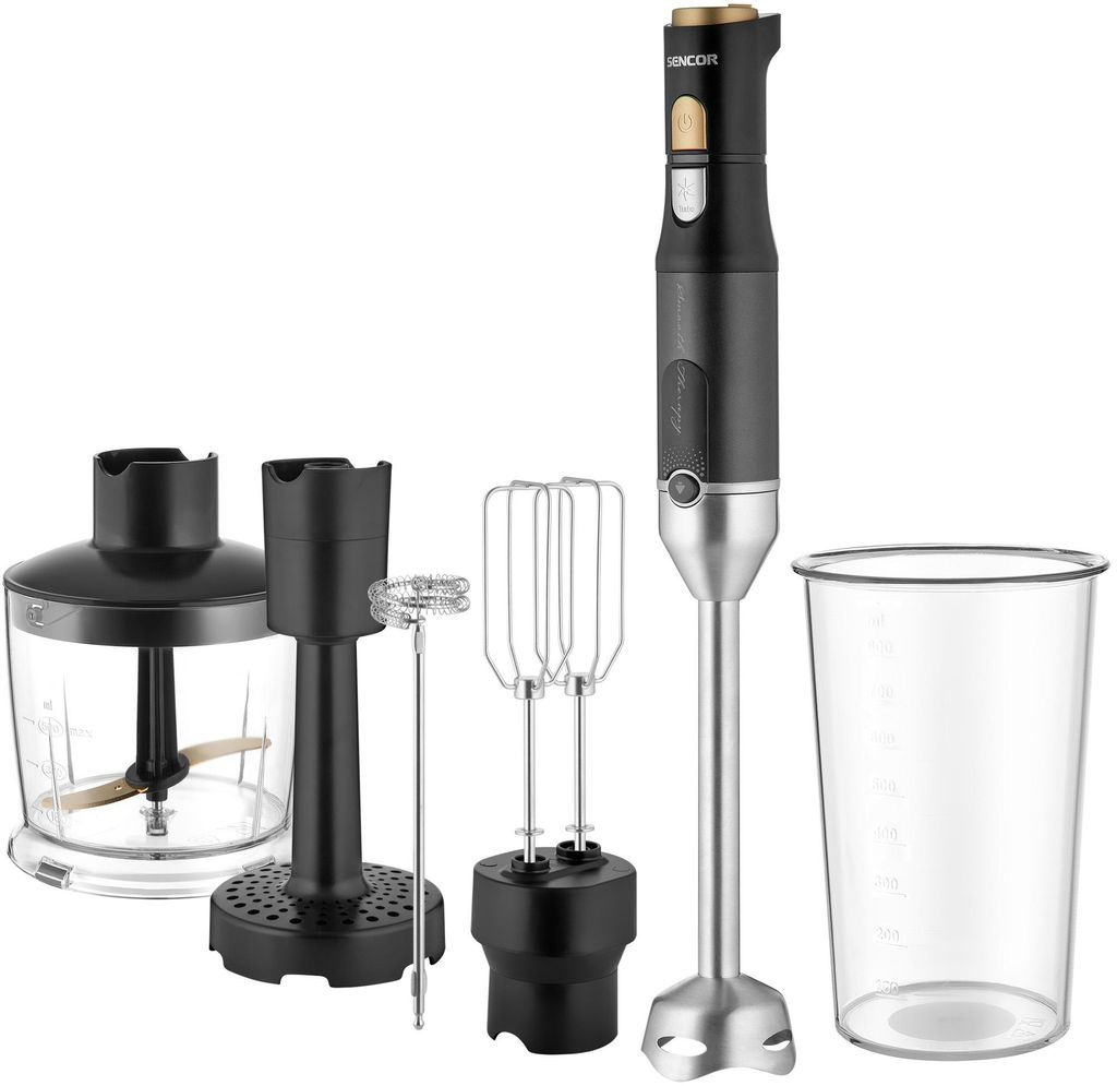 Frullatore a immersione Sencor SHB 6442BK Nero 1200 W Immagine del prodotto 