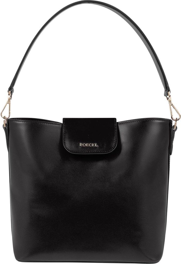 ROECKL Schultertasche Umhängetasche Florence Shoulderbag Black schwarz
